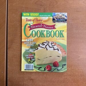 Taste of Home Cookbook - Vibrant Yellow and‎ Green